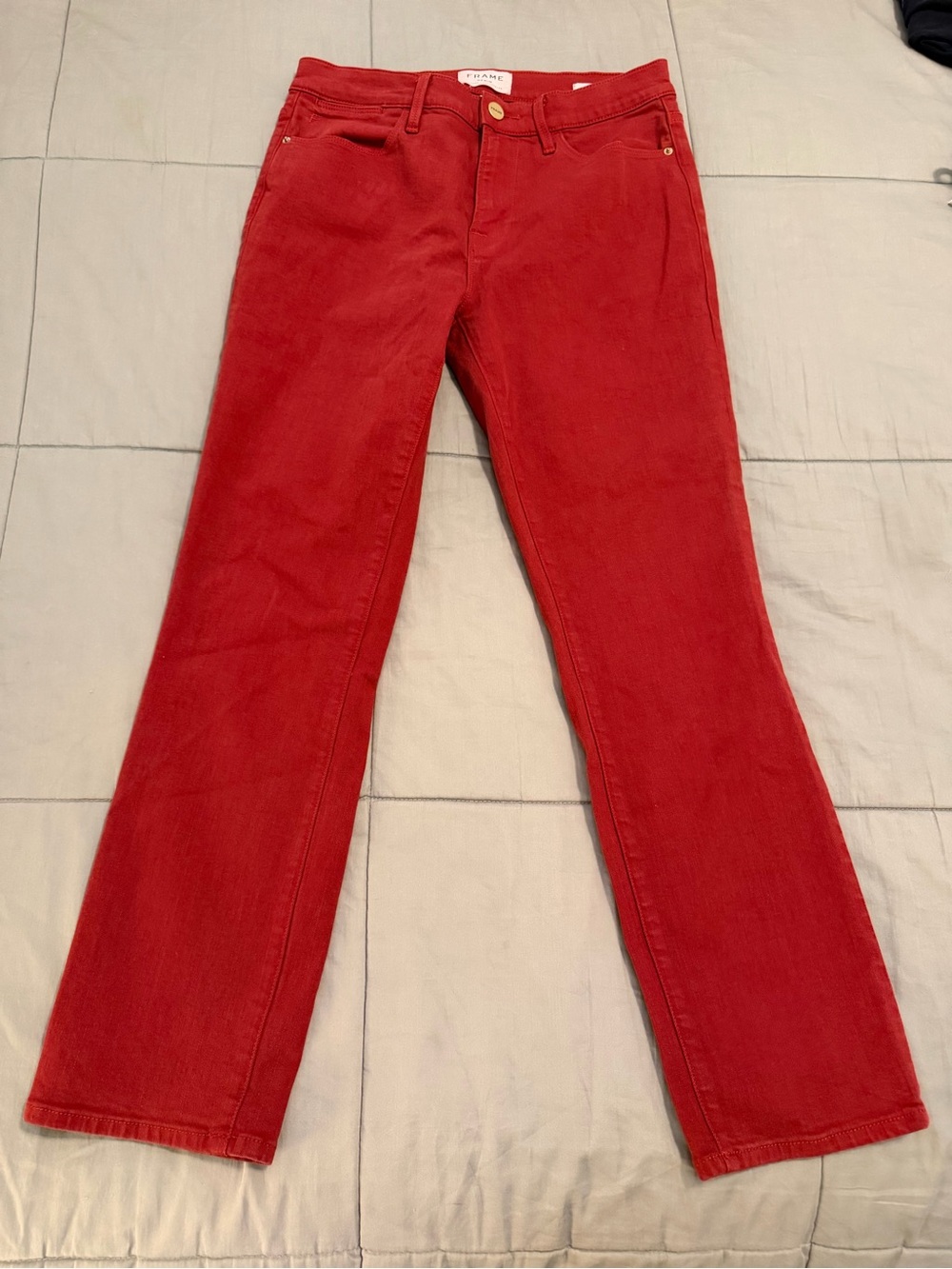 Frame Le High Straight Jeans Women’s Size 27 in Burnt Henna